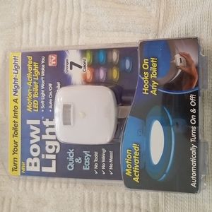Toilet Bowl Light Motion-Activated  New In Package - Unopened!